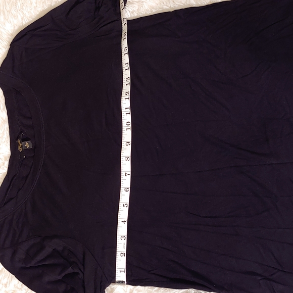 Cupio black three quarter sleeve top size Small - Picture 5 of 11